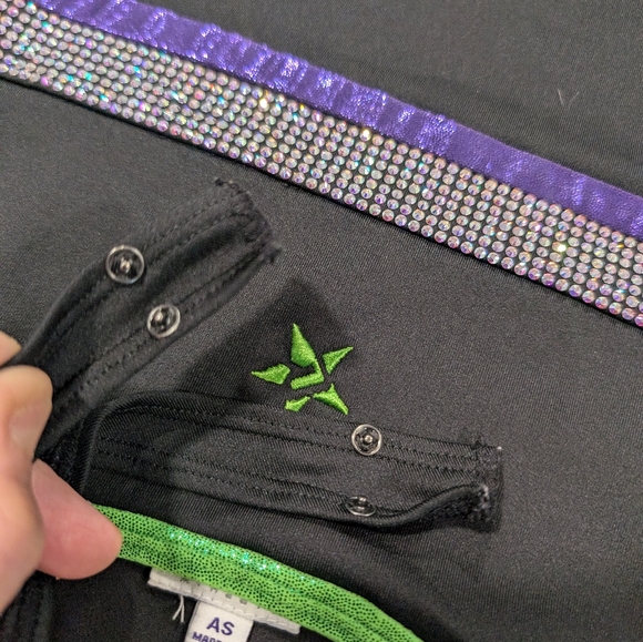 REAL Rebel Athletics ALLSTAR Cheer Uniform Cheerleading ELITE All Star AS Small - Picture 15 of 16